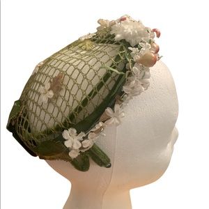 Vintage floral millinery hat 1960’s?